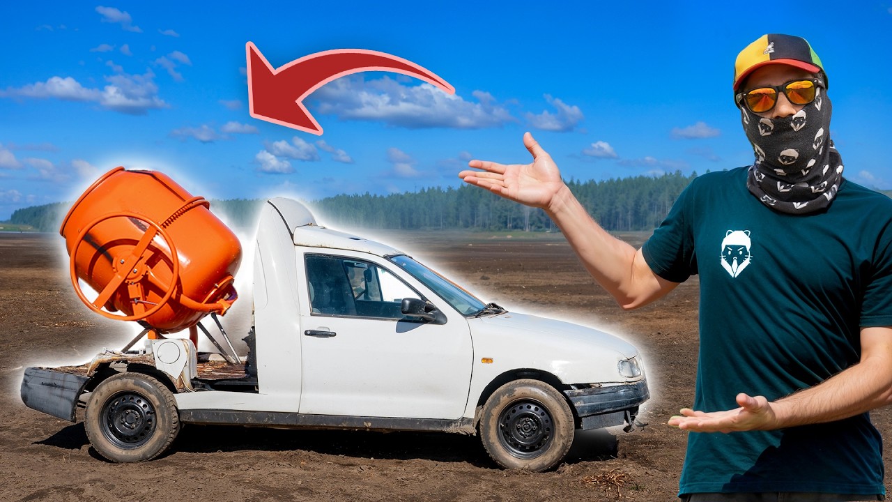 Przerobiliśmy Seata na betoniarkę