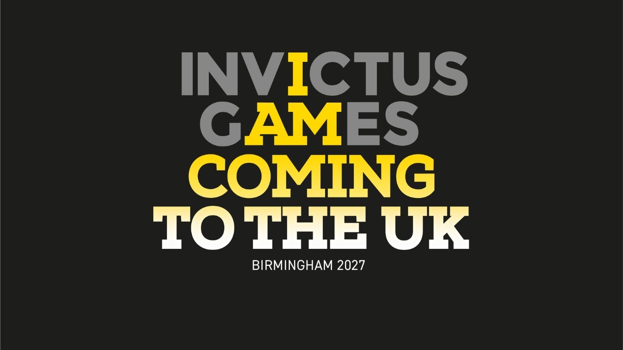 The UK will host the Invictus Games Birmingham 2027 | #InvictusGames