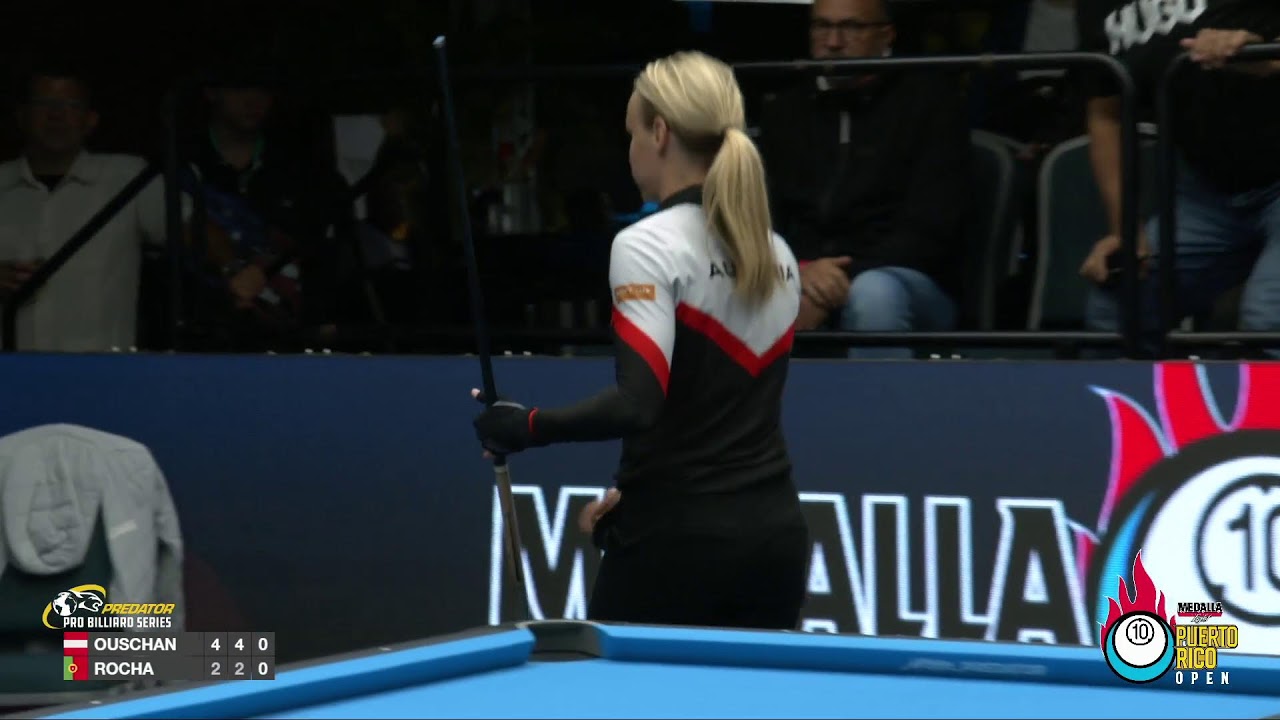 Jasmin Ouschan vs Sara Rocha ▸ 2022 Medalla Light Puerto Rico Open ▸ Predator Pro Billiard Series