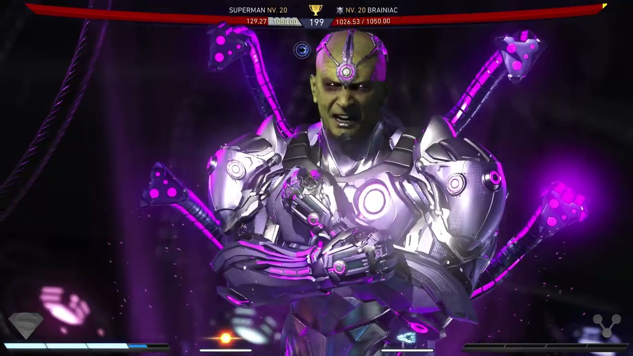 Superman vs Brainiac Injustice 2 very hard competitive mode