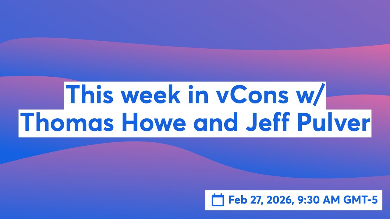 This week in vCons w/ Thomas Howe and Jeff Pulver