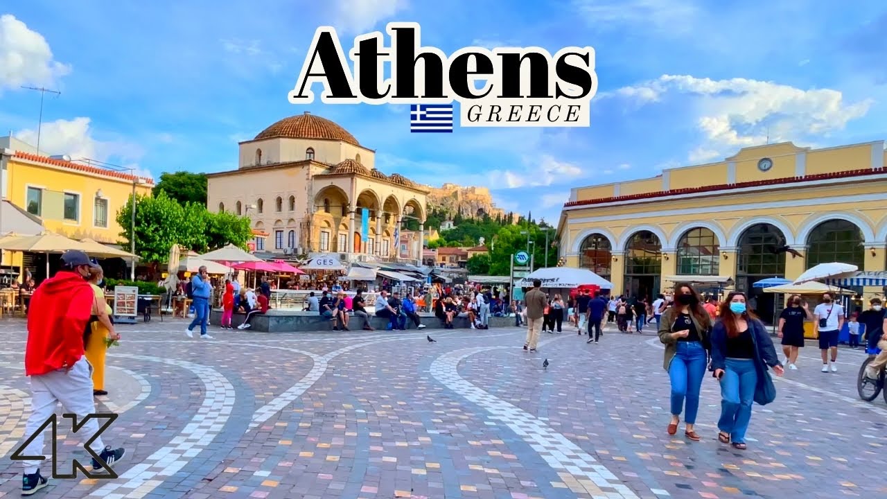Athens, Greece 🇬🇷- 4K60fps - HDR Walking Tour (▶113min)