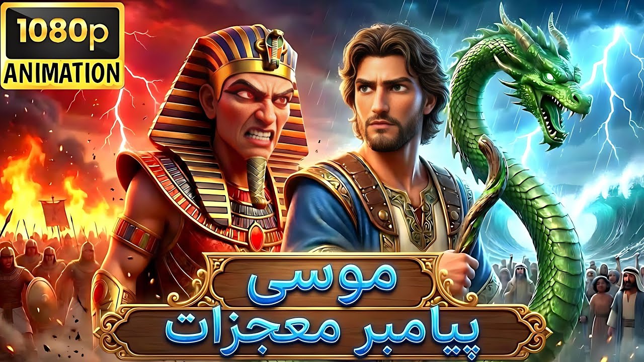 انیمیشن داستان حضرت موسی 🌊 معجزات باور نکردنی و گفته نشده