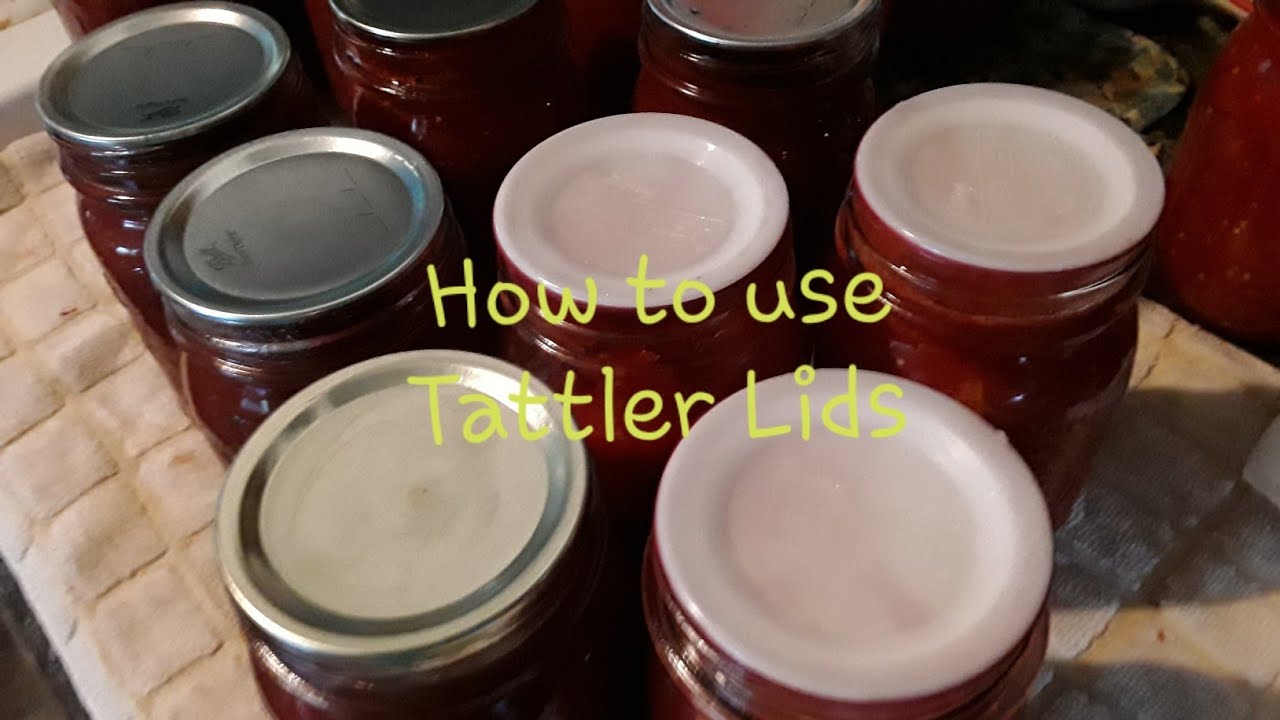 How to use Tattler Lids versus standard metal lids