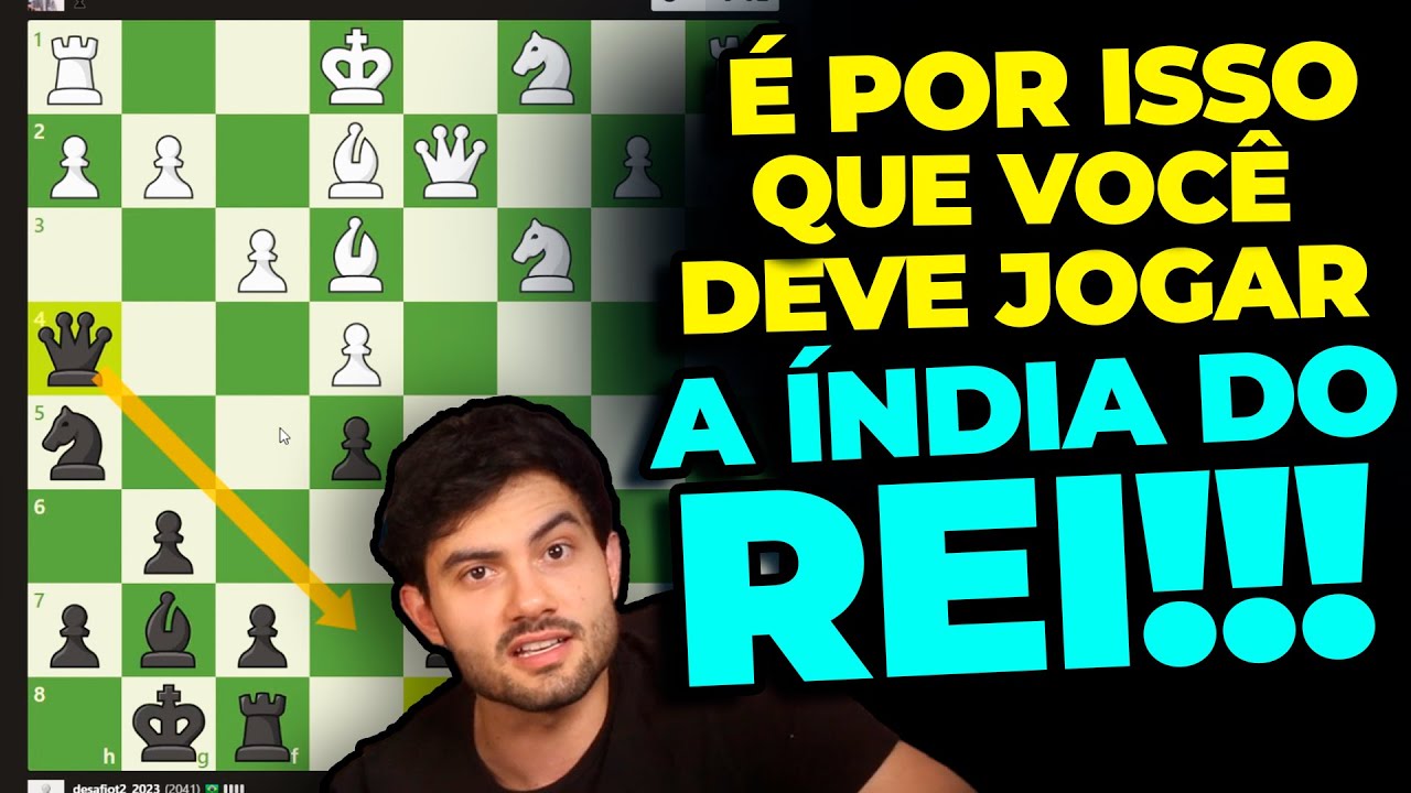 APRENDA A DESTRUIR O SISTEMA MAIS CHATO DA ÍNDIA DO REI NO XADREZ!