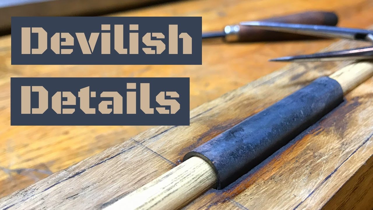 Inletting Ram Rod Pipes
