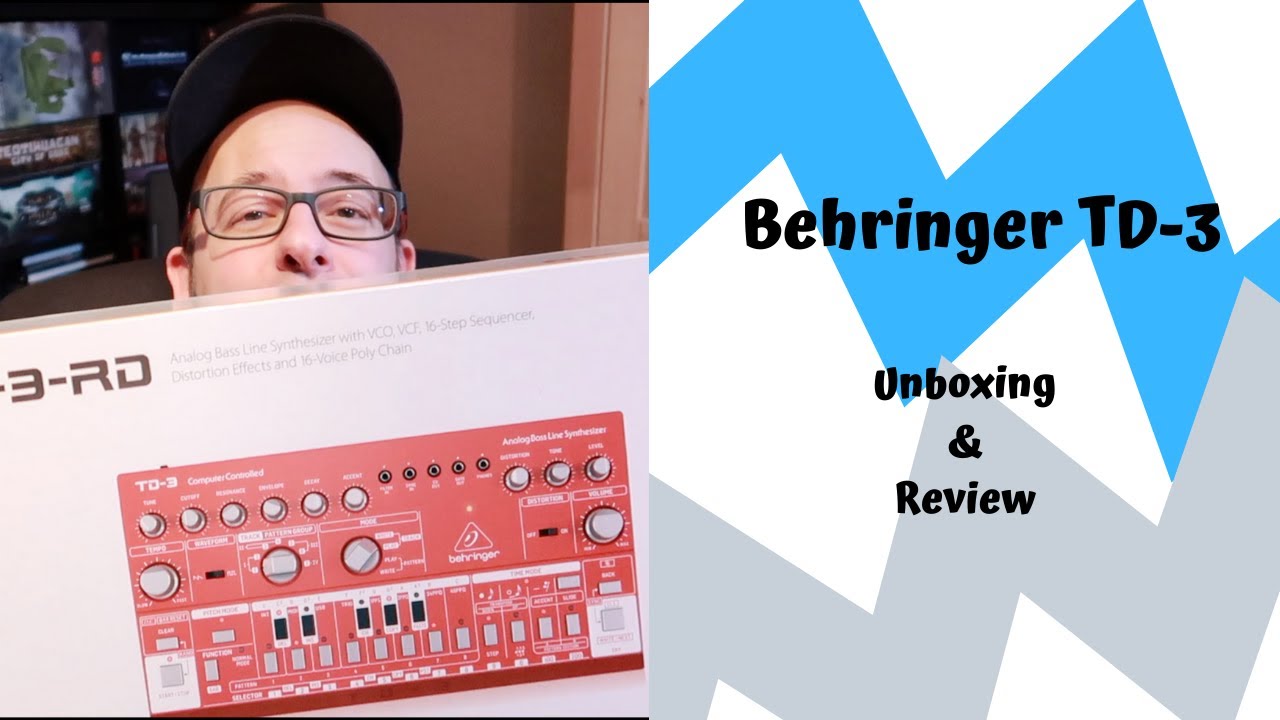 Behringer TD-3 Unboxing and Review