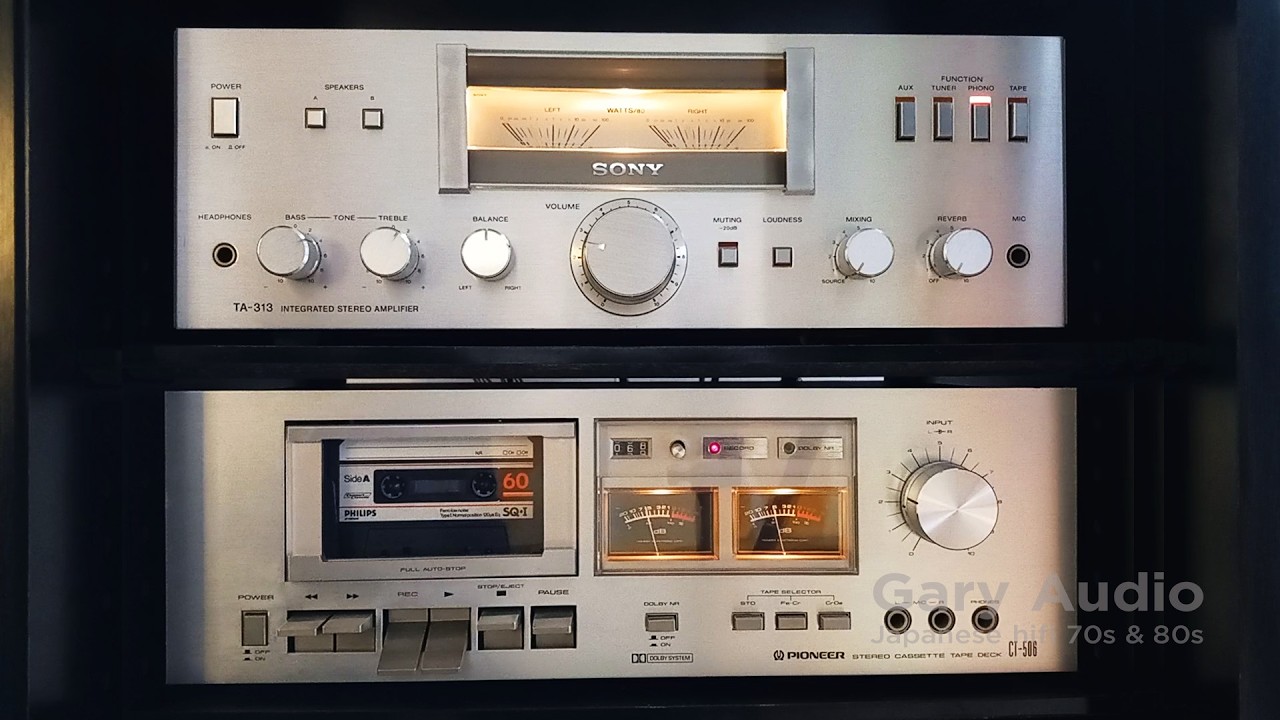 Pioneer CT-506 Stereo Tape Deck - Recording from vinyl to tape