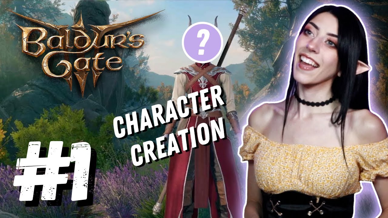 My FIRST Baldur's Gate Game! | Baldur's Gate 3 Part 1 | Cozy Character Creation