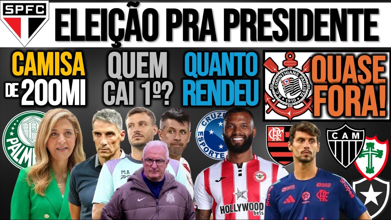 HAVAIANAS NO VERDÃO| CORTE NO TIMÃO| SAÍDA NO SP| RODRIGO CAIO FALA| 4 TÉCNICOS BALANÇAM| ZÊRO, CAM+