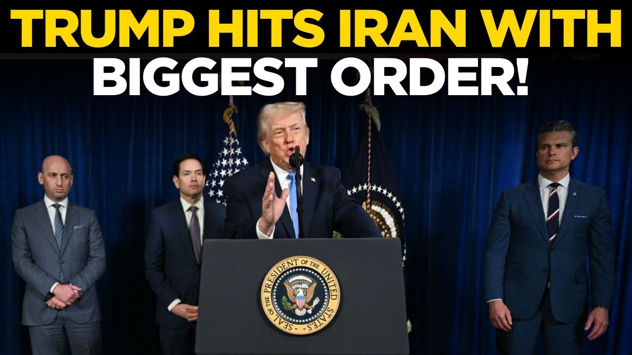 TRUMP SPEECH LIVE | President Makes Emergency Announcement Regarding Iran | US News Live