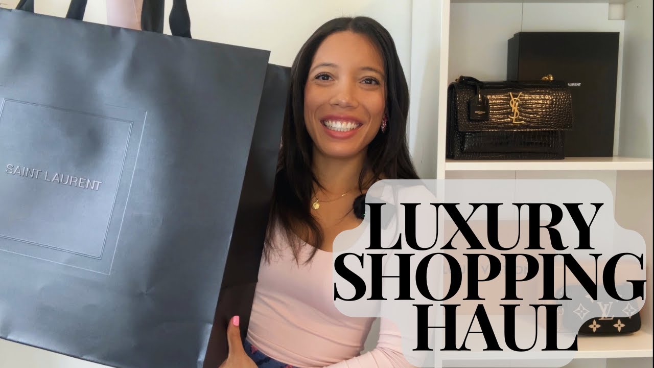 Luxury Shopping Haul | YSL Handbag Unboxing & More