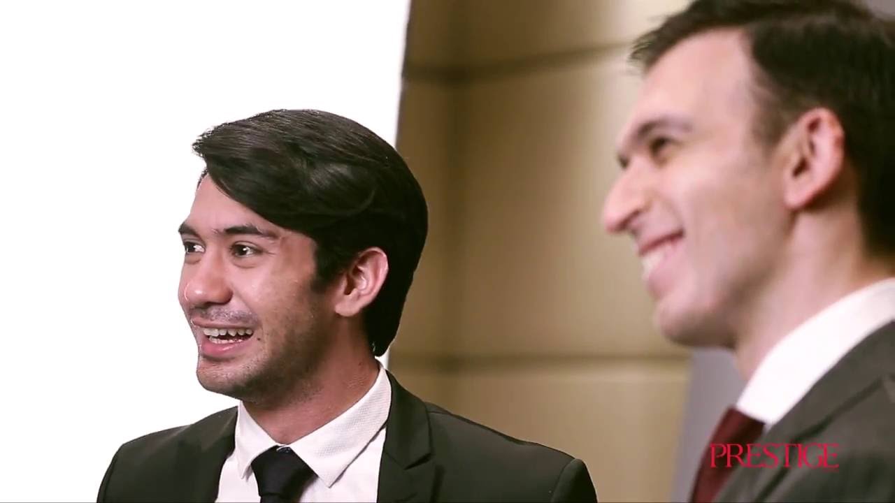 Manoj Punjabi of MD Entertainment and Reza Rahadian on Rudy Habibie
