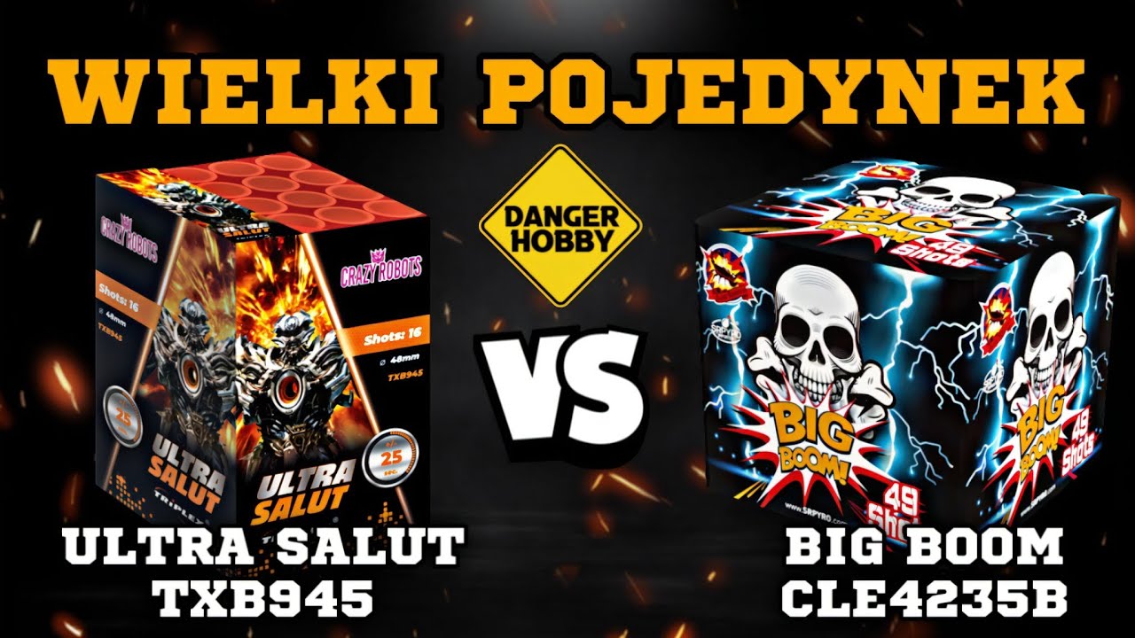 Pojedynek wyrzutni hukowych ULTRA SALUTE & BIG BOOM 💥 NOWY SKLEP W WEJHEROWIE!