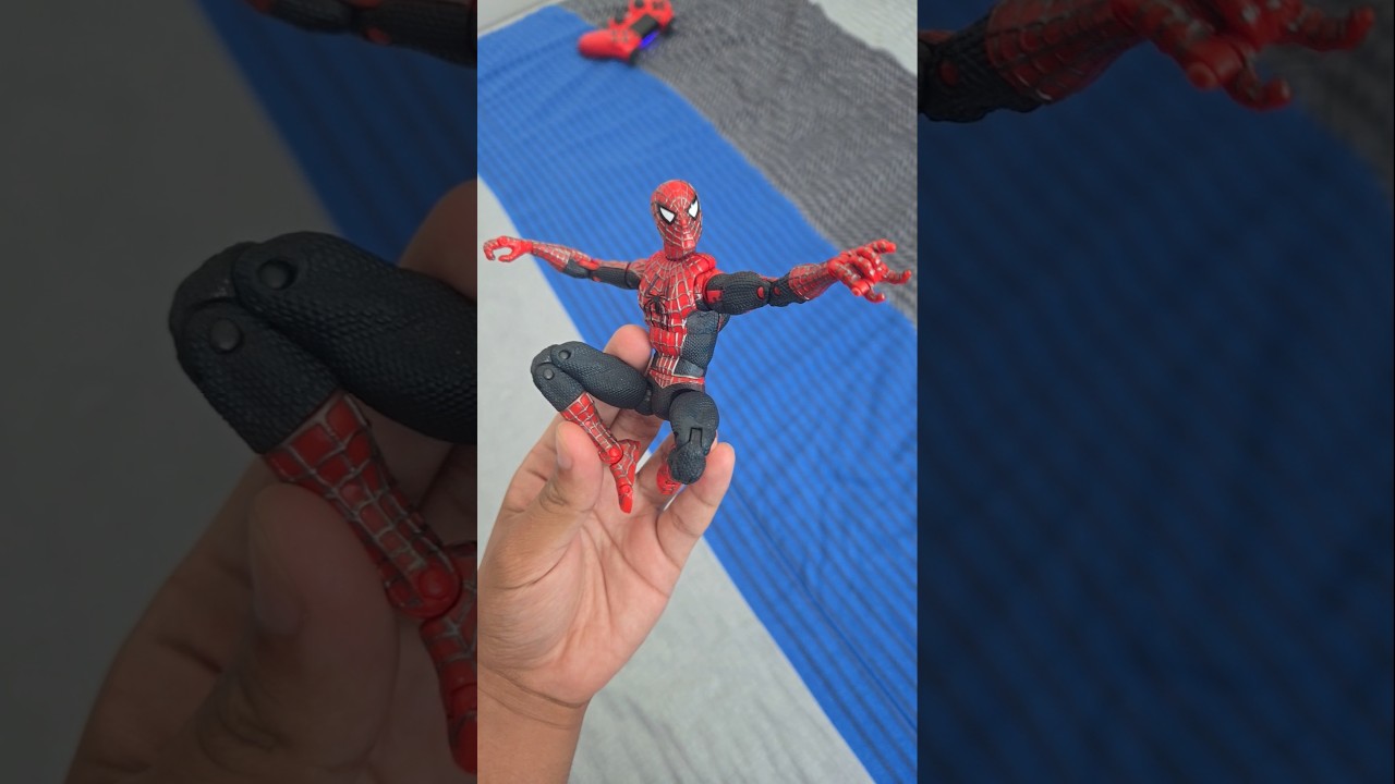 Finally got the super posable toybiz 2004 spiderman retro review #spiderman #retroreview