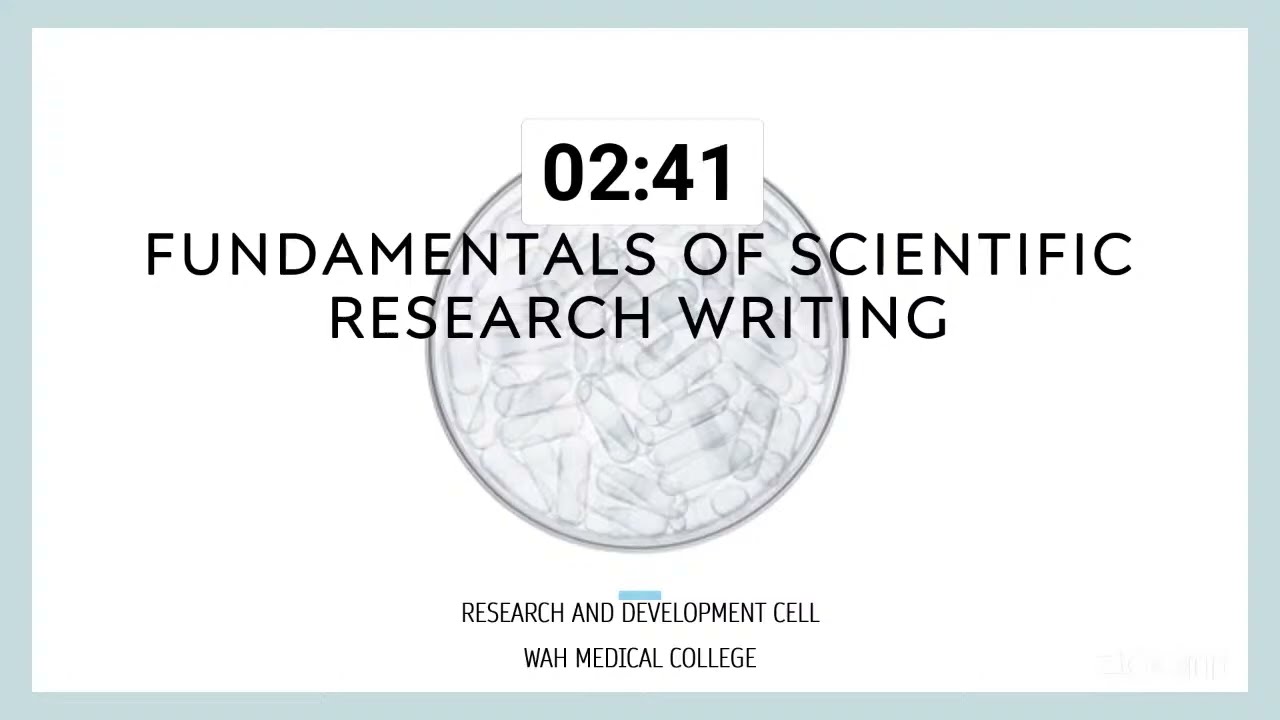 Day 1- Introduction to Research (Short Course on Fundamentals of Research)