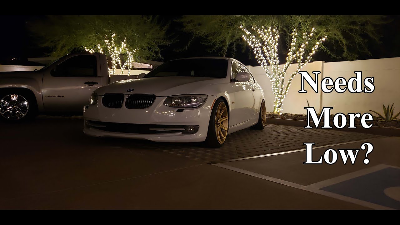 Stanced 335i XDrive too low?