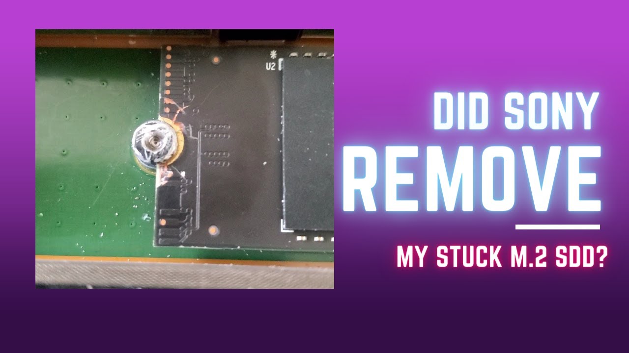 I Can't Believe What Happened When I Asked Sony to Remove My Stuck M.2 SSD!