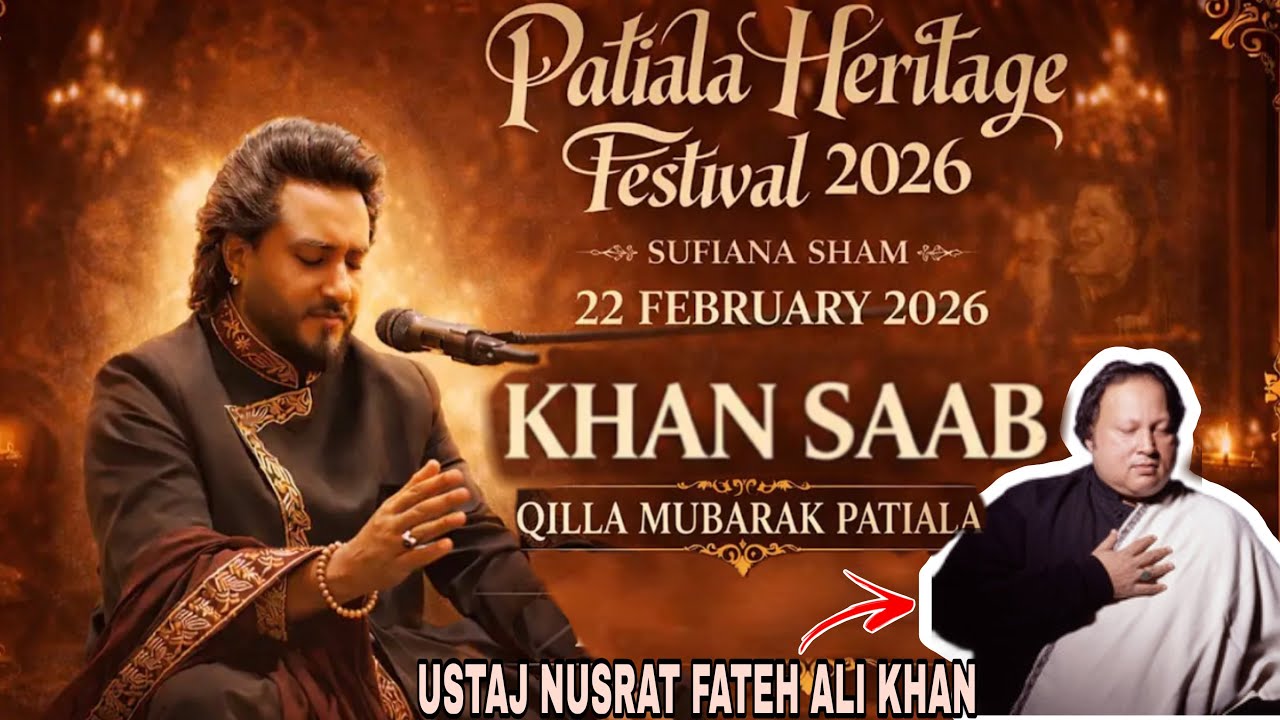 Khan Saab Live in Patiala 🔥 Sufi Night 2026 | Qawwali Mehfil at Qila Mubarak Patiala 🎶