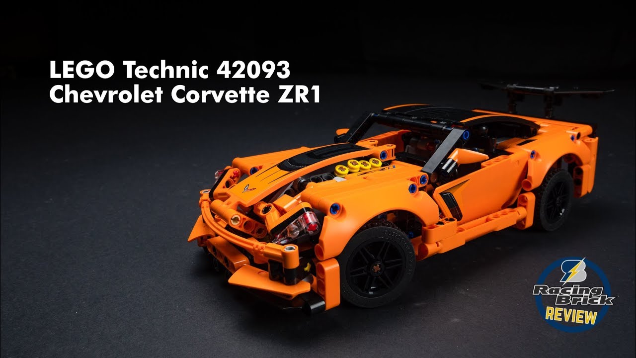 LEGO Technic 42093 Chevrolet Corvette ZR1 unboxing, speed build and details - Technic 2019 reviews