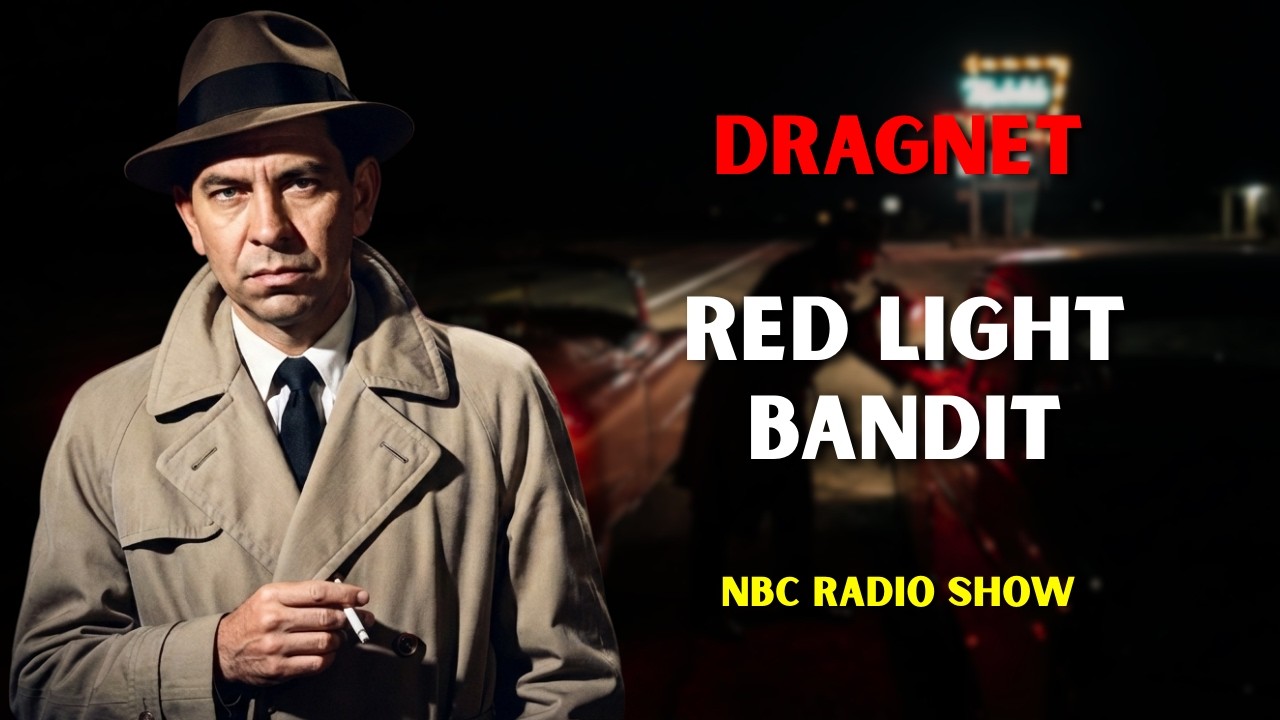 Dragnet: Red Light Bandit | Jack Webb | NBC Radio Drama | A Classic Police Case