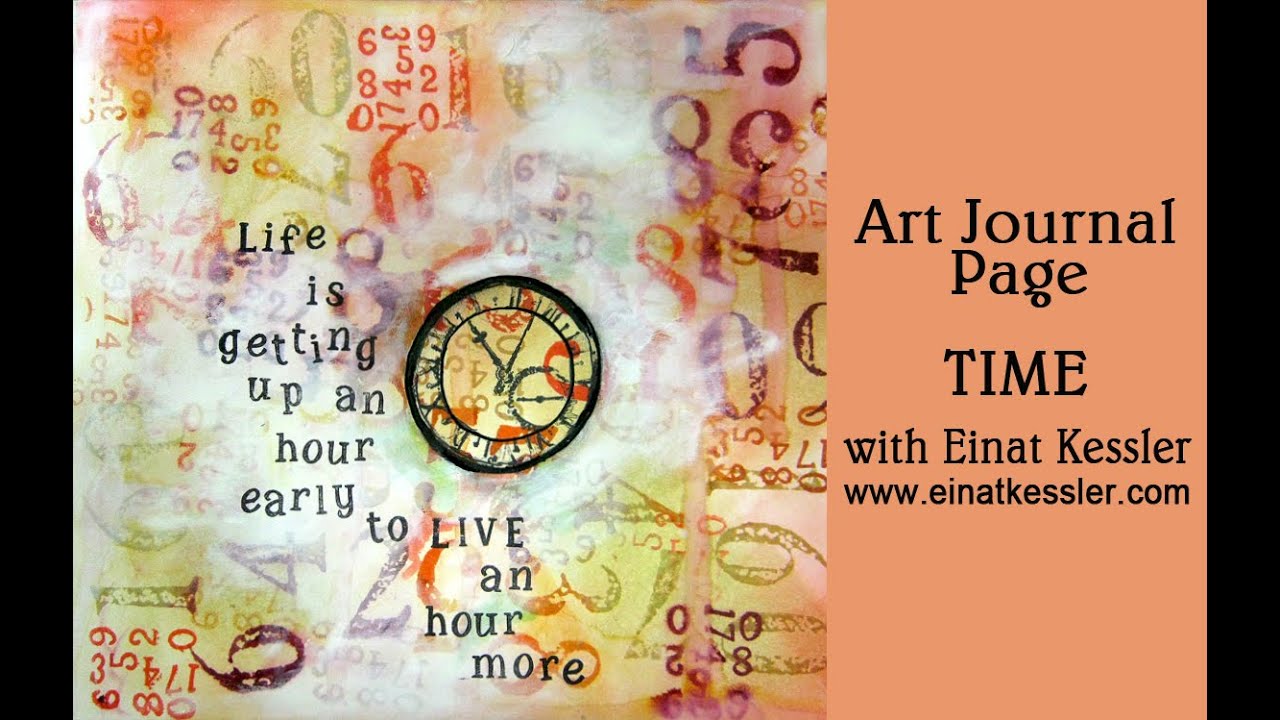 Art Journal Page: Time