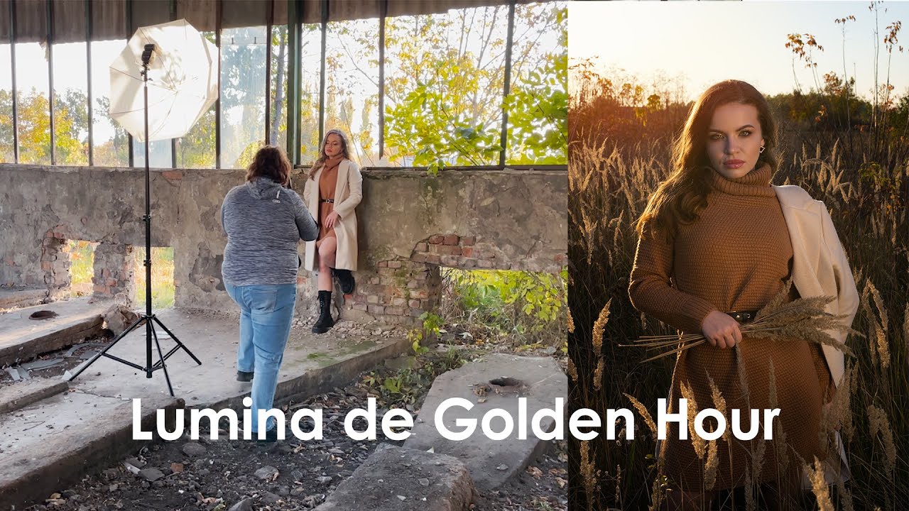 SEDINTA FOTO intr-un loc ABANDONAT cu lumina de GOLDEN HOUR (ENGLISH SUBS!)