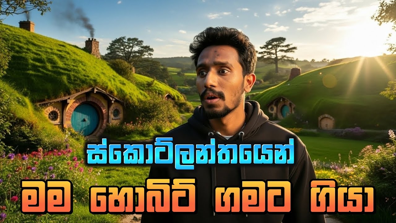 ස්කොට්ලන්තයෙන් මම හොබිට් ගමට ගියා | Highlands to Hobbits: An AI Journey #travelvlog 