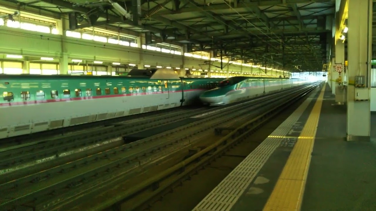 東北新幹線　一ノ関駅５分停車