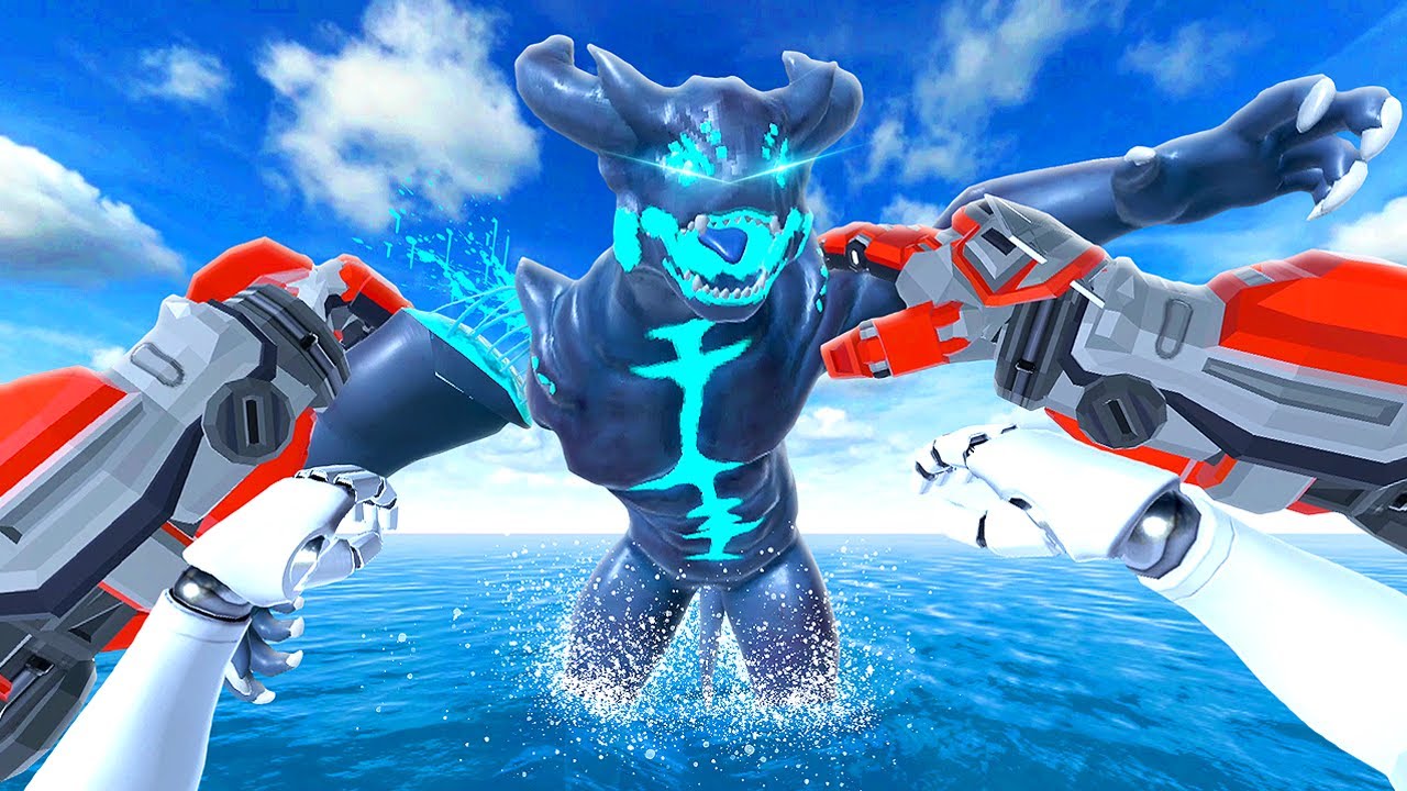 РАЗОРВАЕМ КАЙДЗЮ НА ЧАСТИ - Kaiju Battle Simulator VR