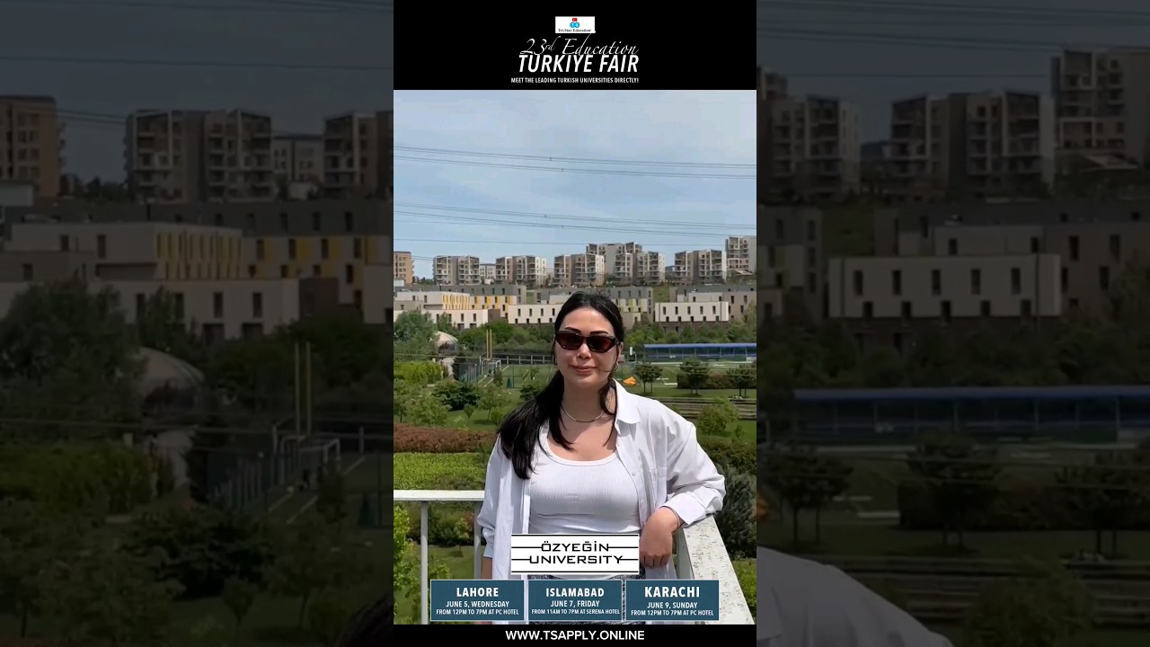 Ozyegin University Shout-Out! 23rd Education Turkiye Fair🎓 #pakistan #turkey #studyabroad #ai