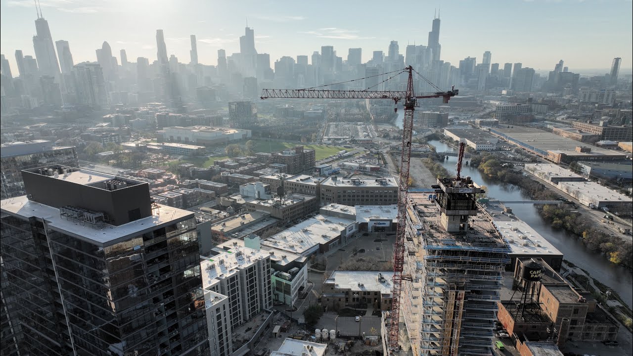 Incredible Growth In Chicago - Drone View New Construction - 1475 N Kingsbury Street - Big Deahl