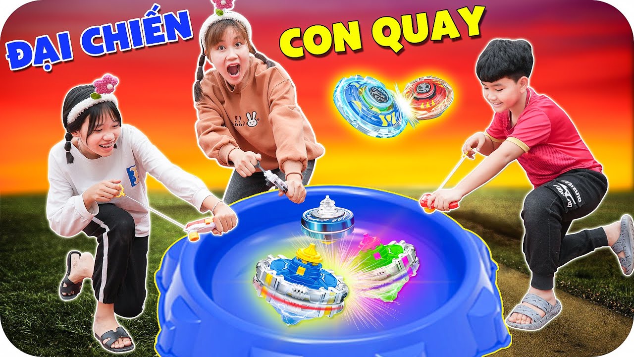 Đại Chiến Con Quay Vô Cực Siêu Thần Tốc ♥ Minh Khoa TV