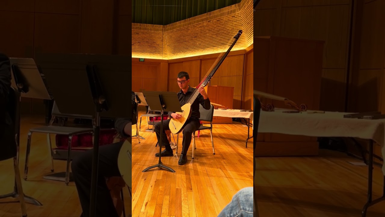 Cole playing the Theorbo - 3/27/2024