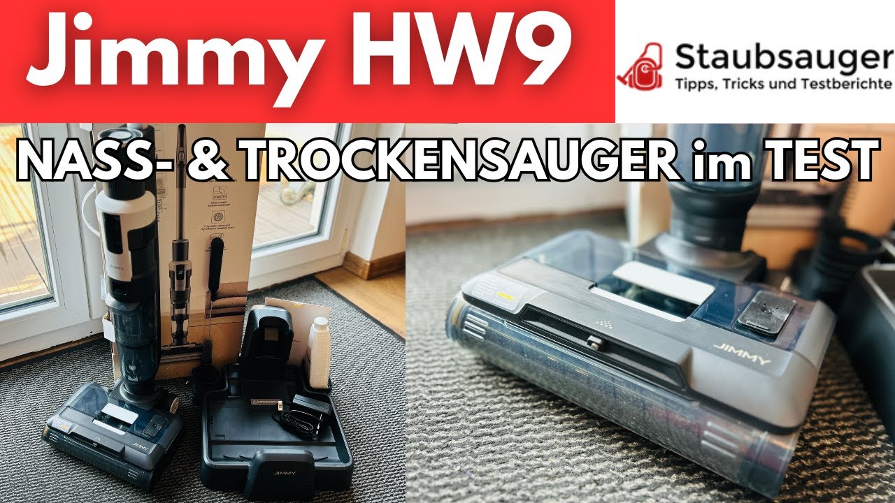 Jimmy HW9 Nass- und Trockensauger im Test: Ein Alleskönner für Hartböden und Teppiche