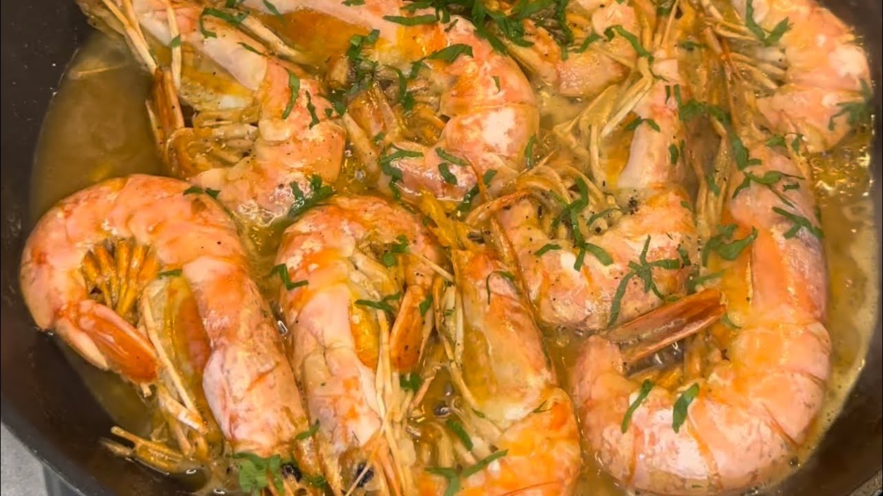 Gamberi in padella
