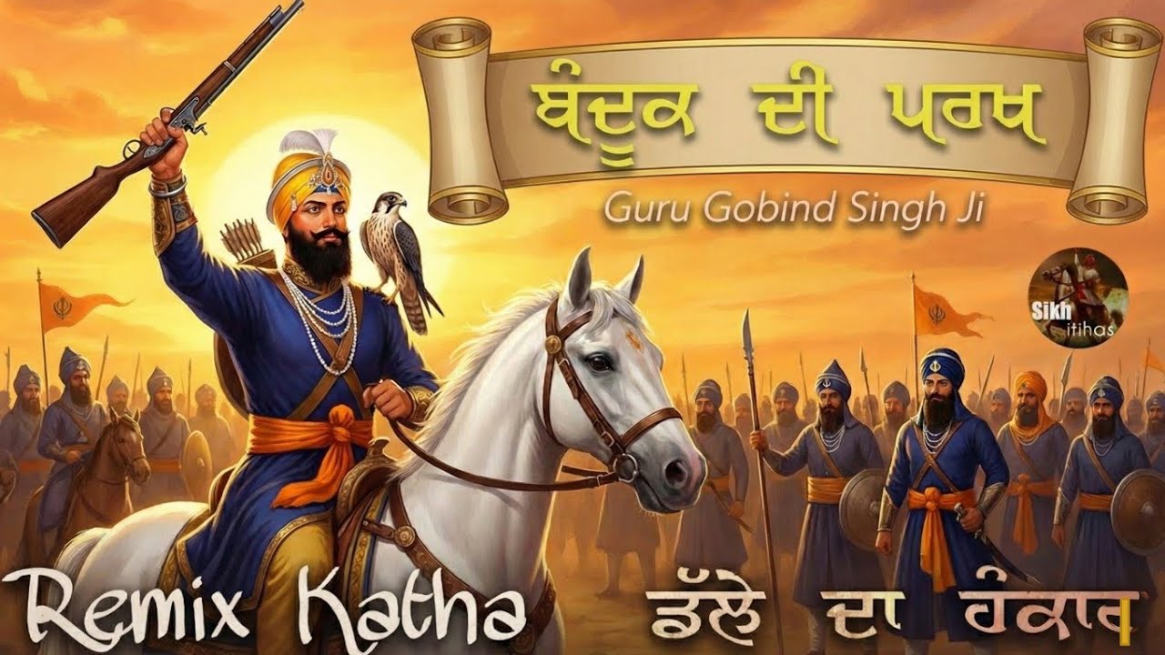 Remix Katha || Bhai Dalla & Guru Gobind Singh Ji || Bandook Di Parakh | Hankar | Bhai Mehal Singh Ji