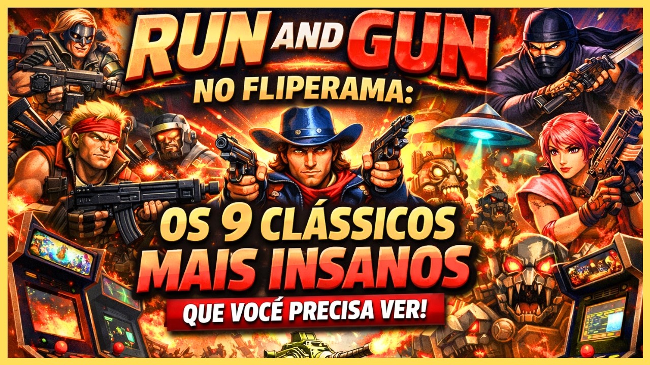 RUN and GUN no Fliperama: Os 9 Clássicos Mais frenéticos que Você Precisa Jogar!