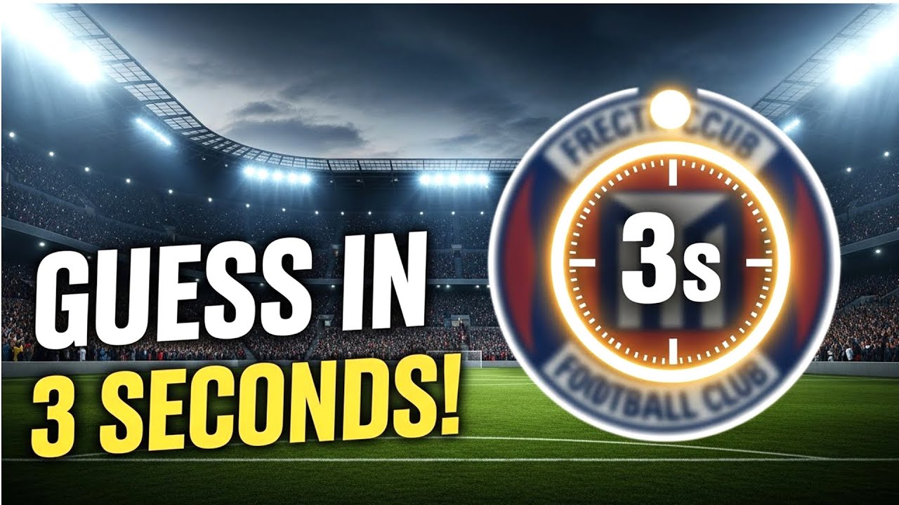 Guess The Football Club In 3 Seconds! ⚽⏱️