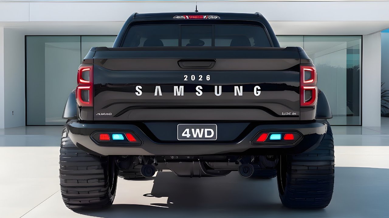 Только что представлен! Пикап Samsung 4WD 2026 года вас поразит! 😱