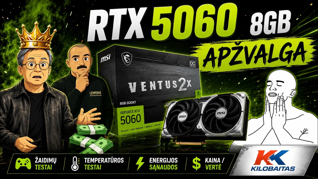 RTX 5060 Apžvalga – Ar verta pirkti?