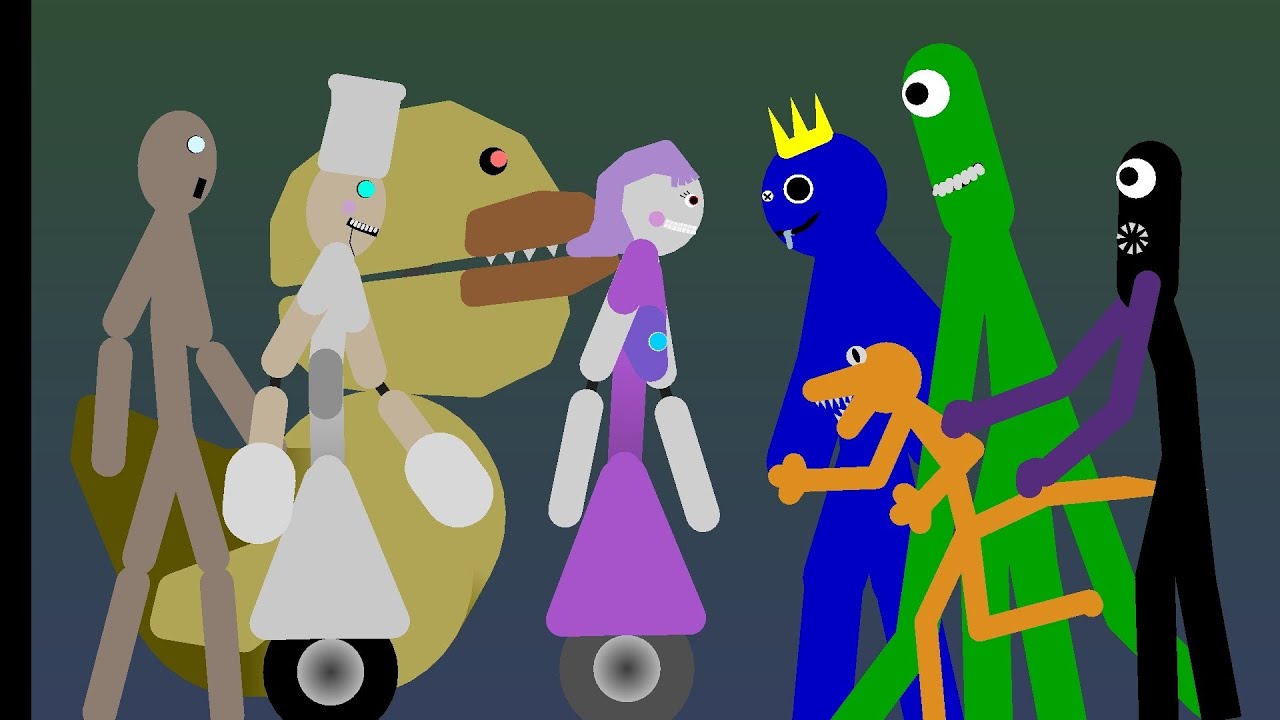 Rainbow Friends vs Team Ani Tron