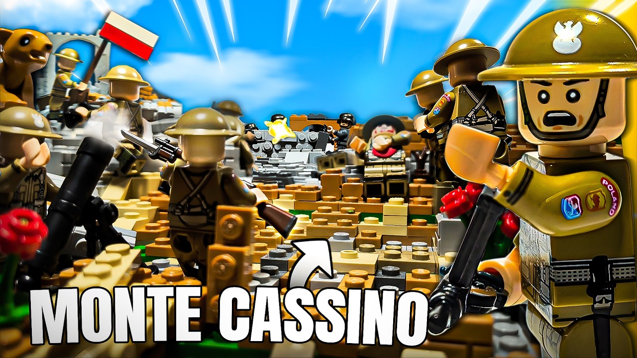 Zbudowałem Monte Cassino z LEGO!