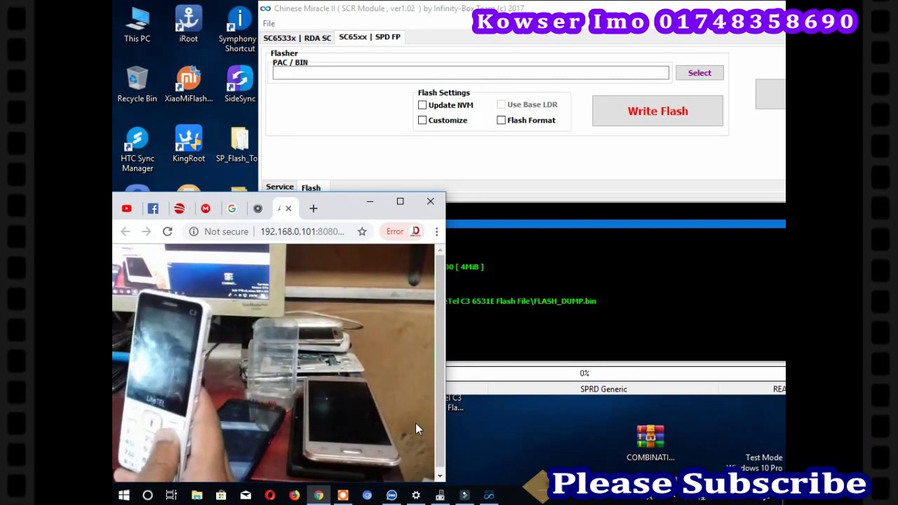 LiteTel c3 spd 6531e Flash File I Litetel c3 boot key I Litetel c3 pin password Remove