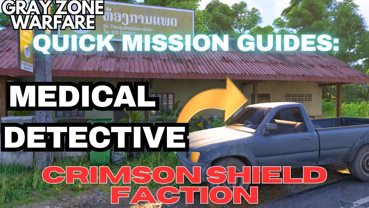Medical Detective Quick Guide CRIMSON SHIELD Gray Zone Warfare #grayzonewarfare #gzw
