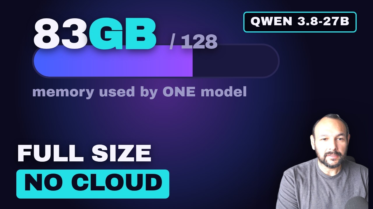 Qwen 3.8-27B ate 83GB of RAM (Unsloth Studio)
