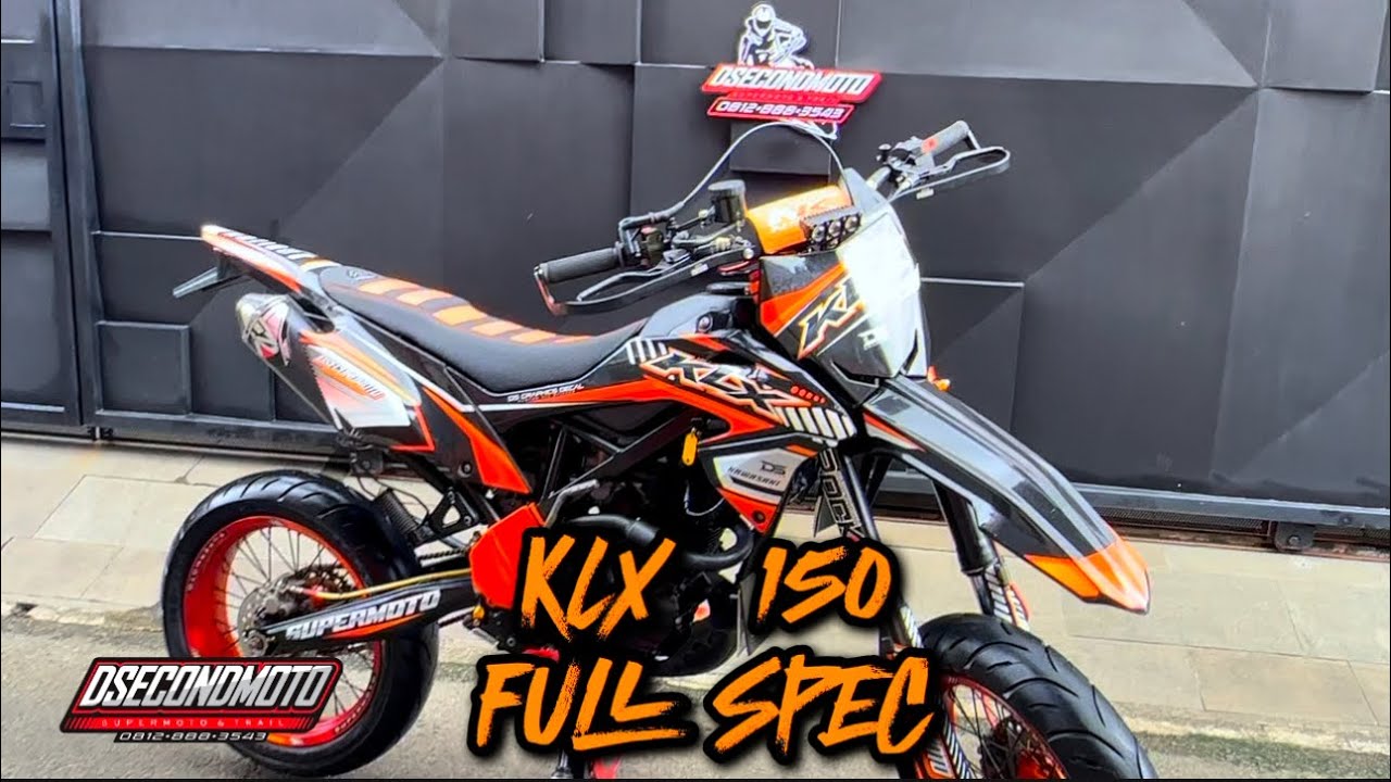 CUMA 23.9JT KAWASAKI KLX 150 FULL SPEC SUPERMOTO  SIAP GAS 