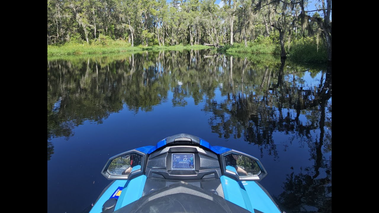 Clermont Chain of Lakes in Florida, Jet Ski POV