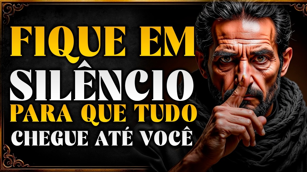 O SILÊNCIO QUE FAZ SEU EGO TREMER | ESTOICISMO 🏛️