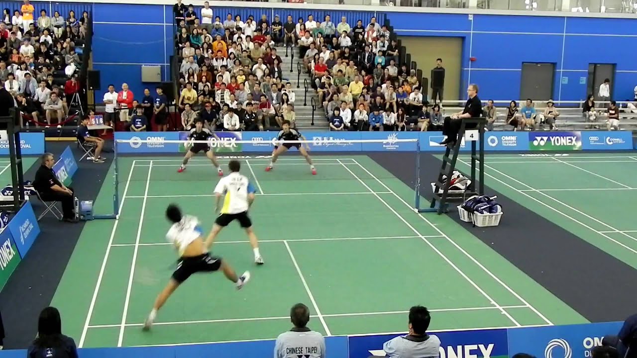 Yonex Canada Open 2010 方介民 & 李勝木(Taiwan) VS Ki Jung Kim & Naek Cheol Shin(Korea) 2/6
